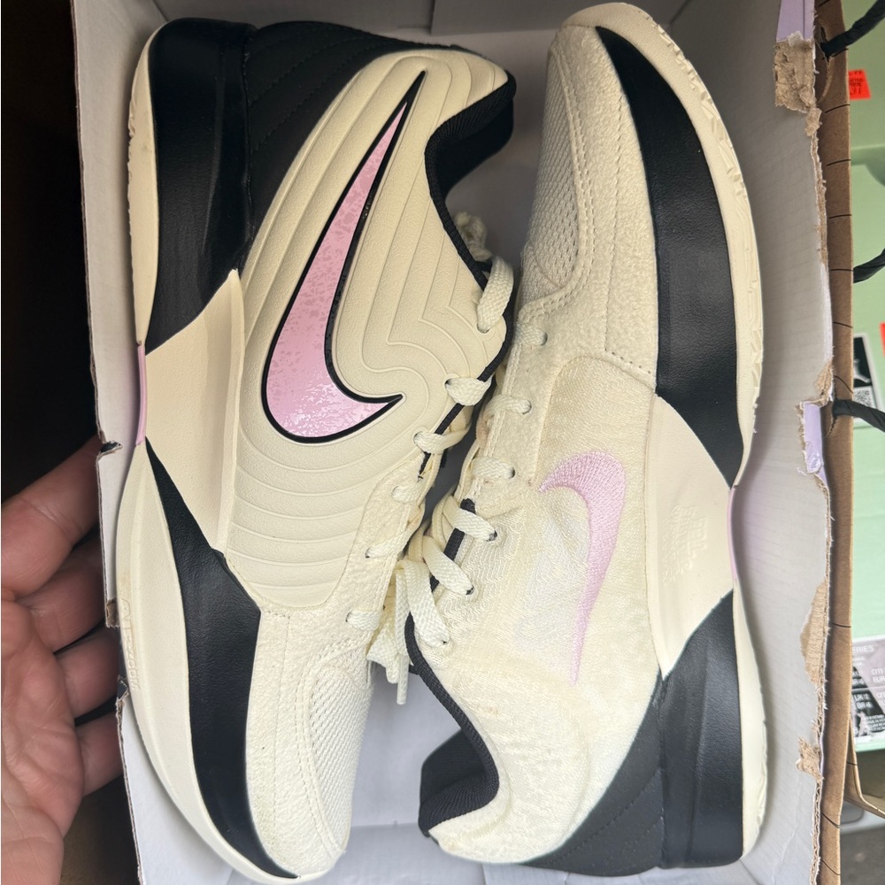 Nike Ja 2 last call basketball sneakers coconut milk cream colorway Ja Morant